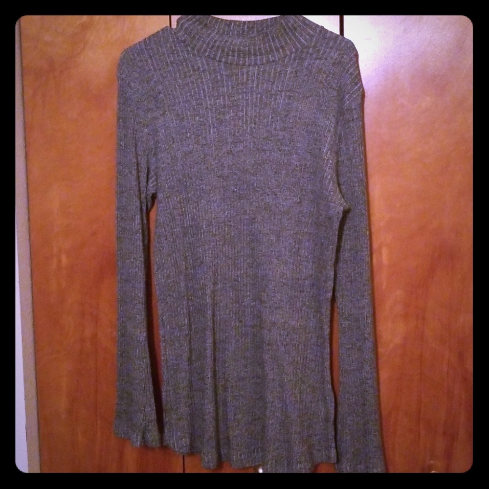 Heathered Ribbed Top